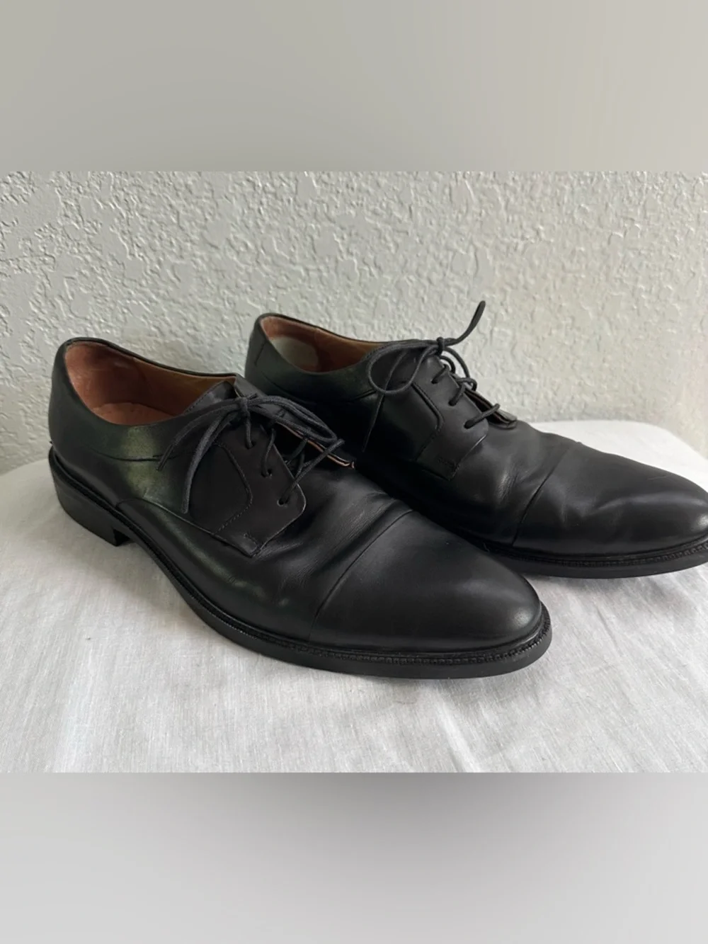 Cole Haan Warren Cap Toe Oxford‎ Black Leather Dress Shoes Men’s Size 11